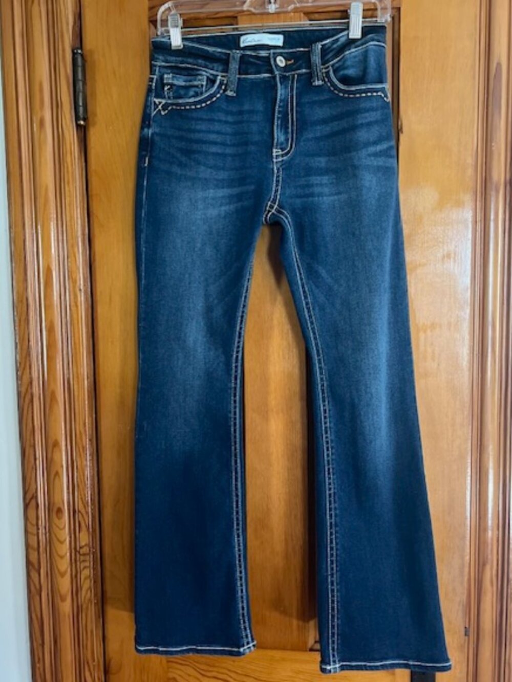 KanCan Boot Cut Stretch Five Pocket Comfort Fit Denim Jeans Woman's 28